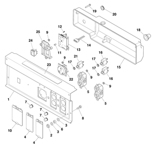 Part Location Diagram of 84002322 Briggs and Stratton COVER, OUTLET